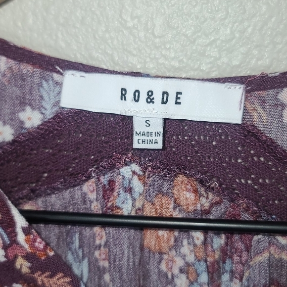 Ro & De from Anthro Floral Boho Dress Size Small - Picture 2 of 7